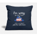 Funny Camping Camp Trailer Park The Motorhome Gift Navy Pillow